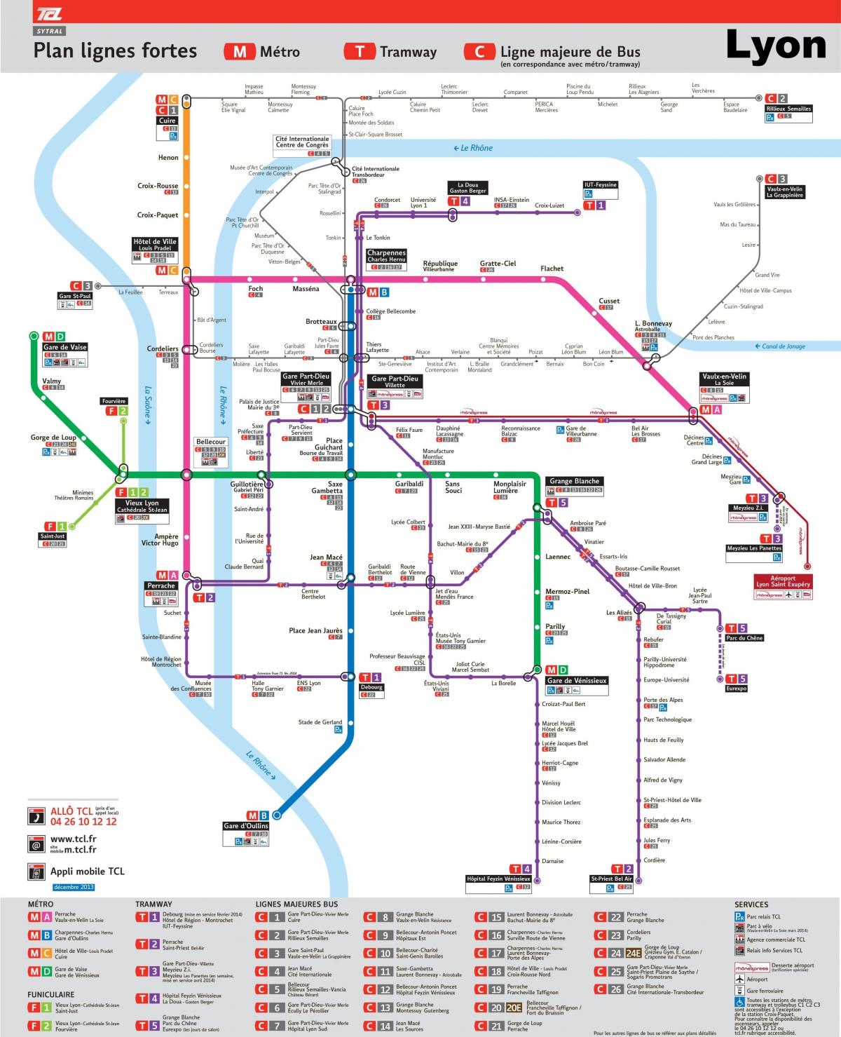 Lyon tránsito mapa