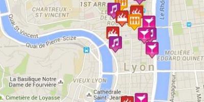 Mapa de Lyon gay
