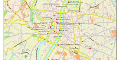 Lyon atracciones turísticas mapa