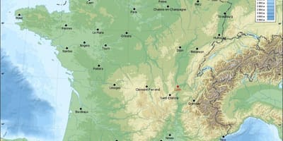 Mapa de Lyon geográfica