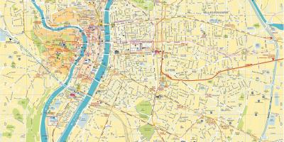Mapas de la ciudad de Lyon